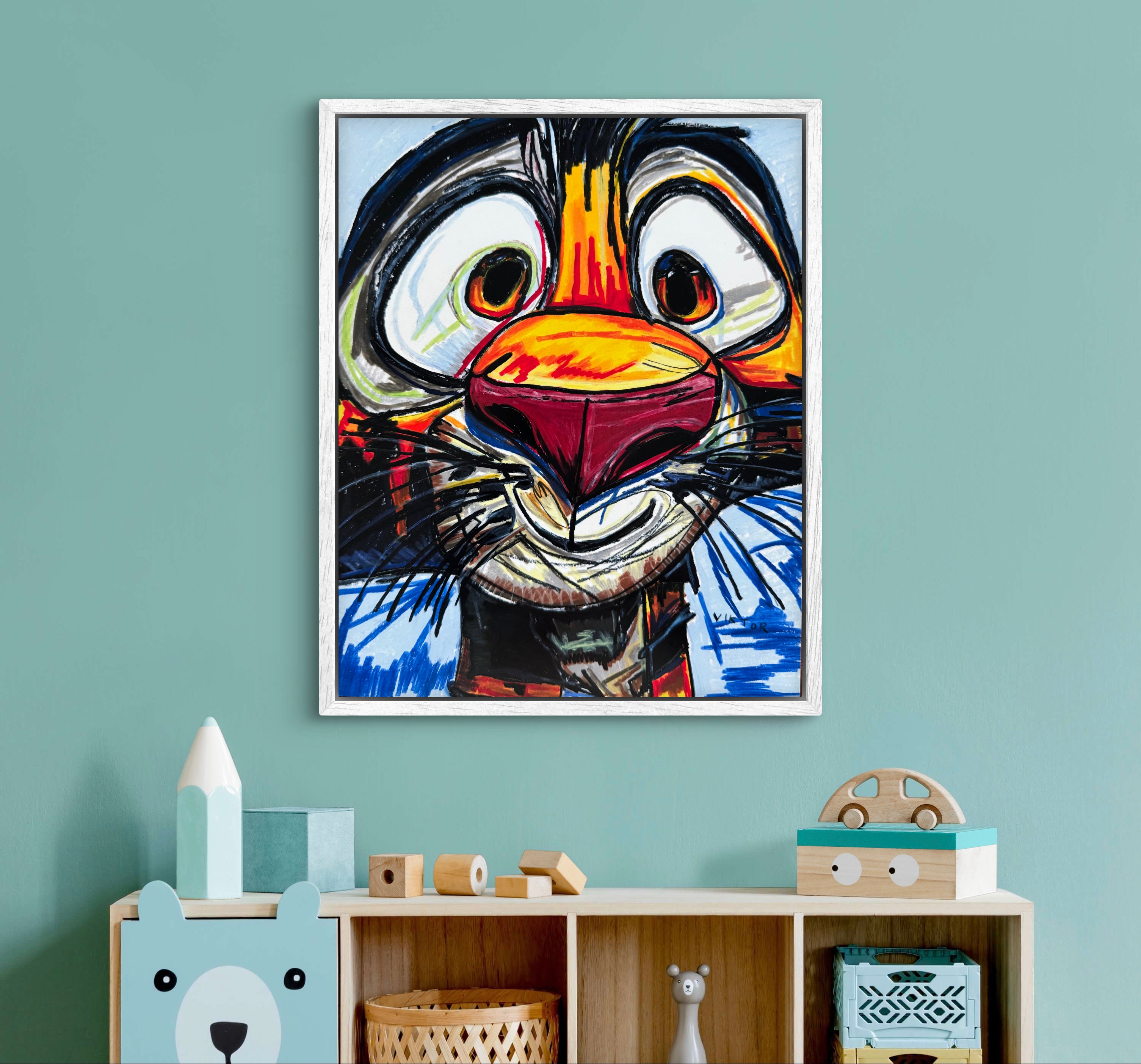 Cute Tiger - Art Prints