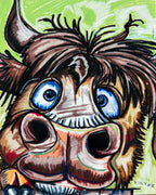 Cute Bull - Art Prints