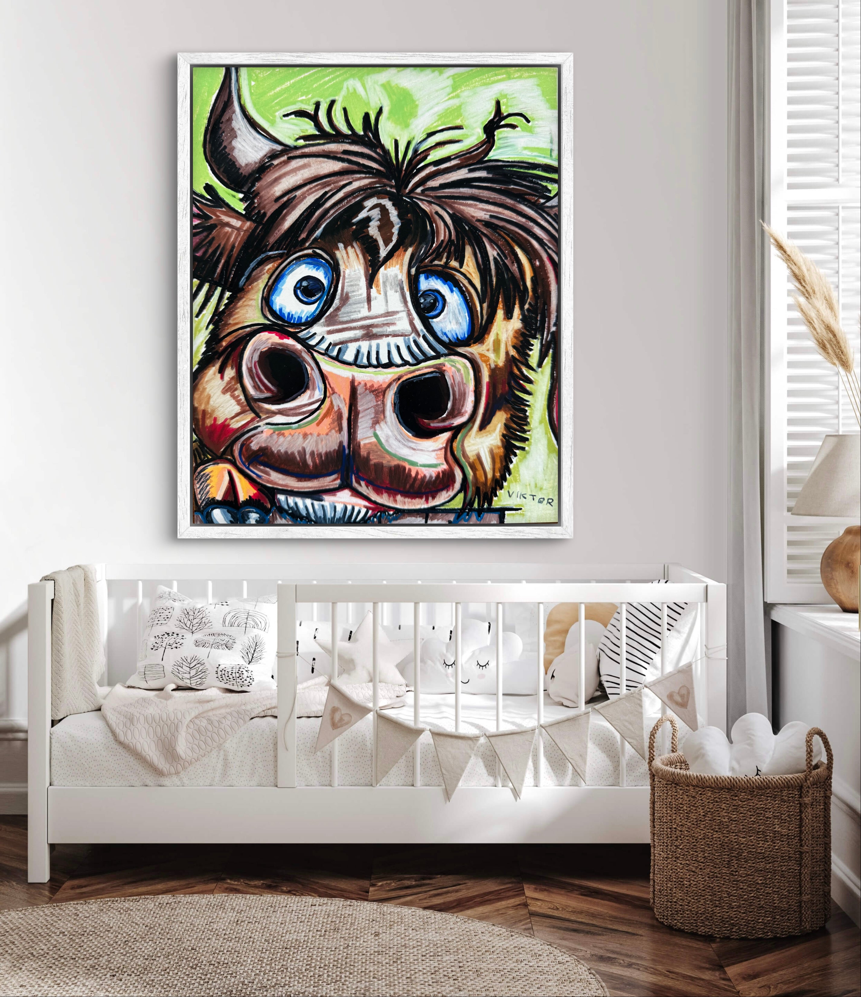 Cute Bull - Art Prints