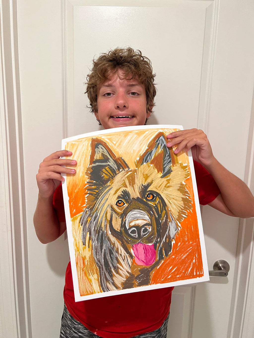 Rocco, The German Shepherd - Art Prints