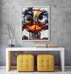 Colorful Ostrich - Art Prints
