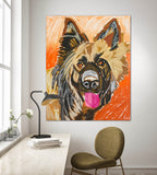 Rocco, The German Shepherd - Art Prints
