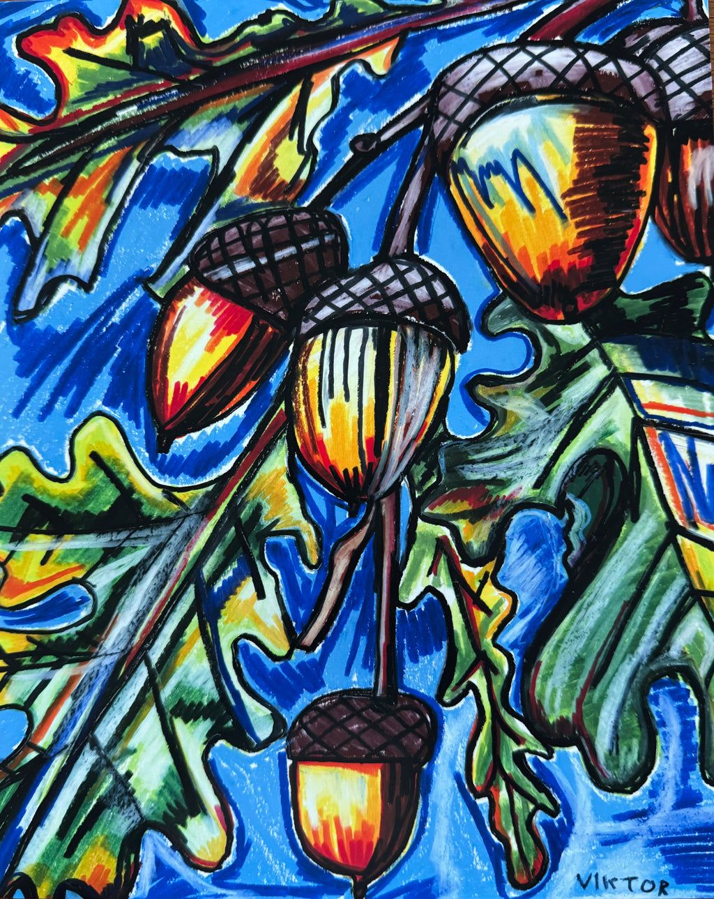 Oak Branch - Art Prints