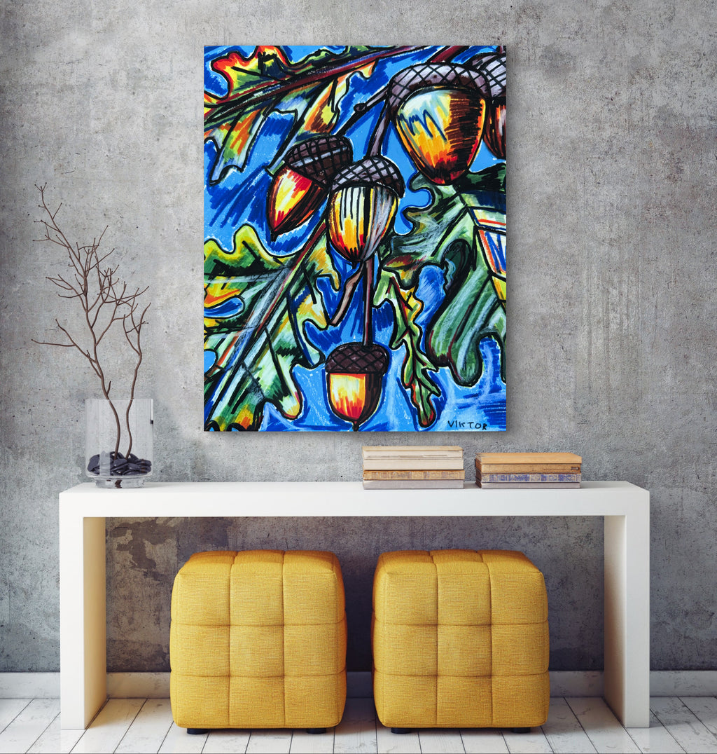 Oak Branch - Art Prints