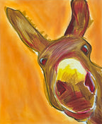 Funny Donkey - Art Prints