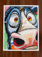 Gazeley - ORIGINAL OIL PASTEL ARTWORK - 19x24" (video attached)