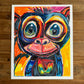 Cheeky Monkey - ORIGINAL  14x17”