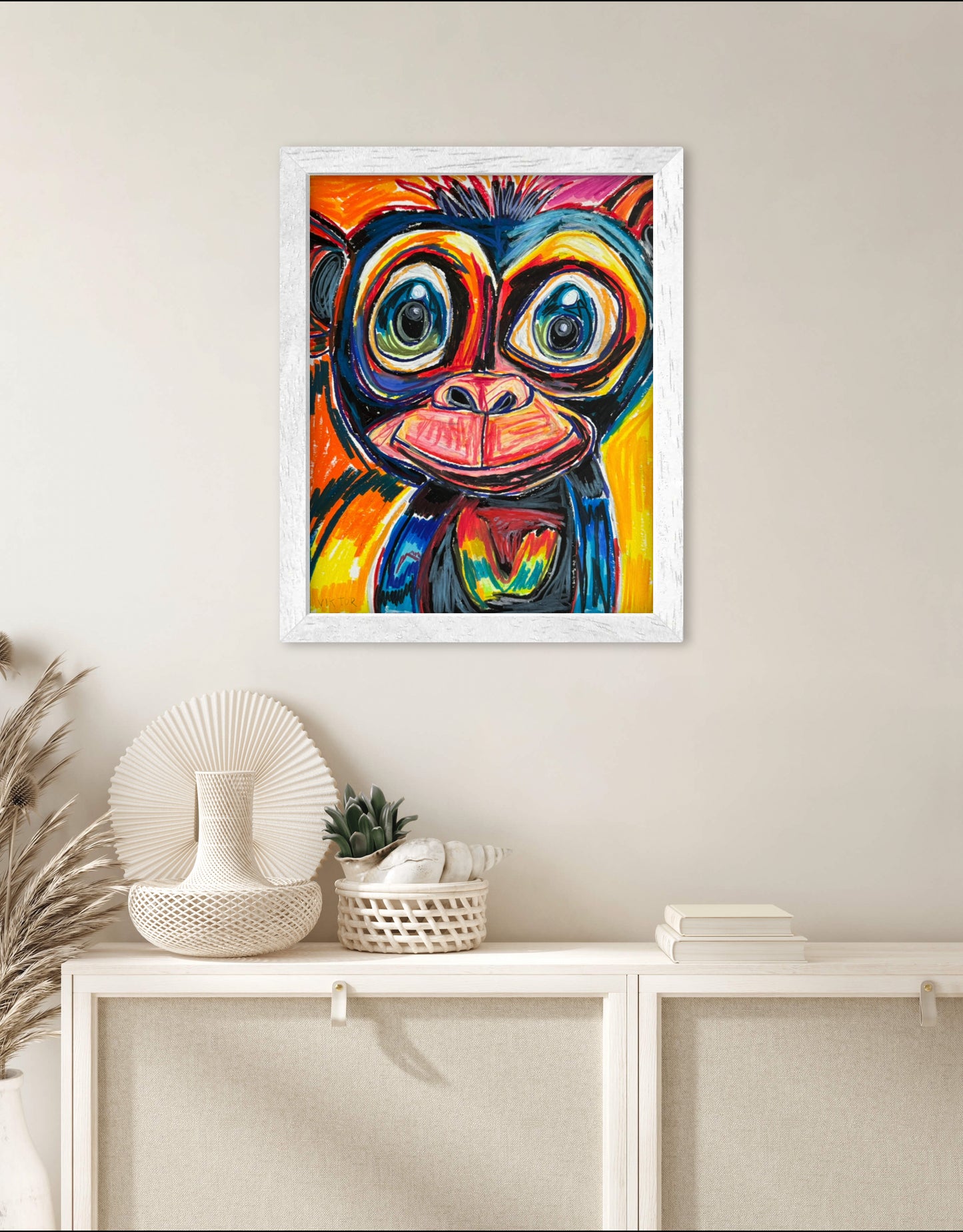 Cheeky monkey - Art Prints