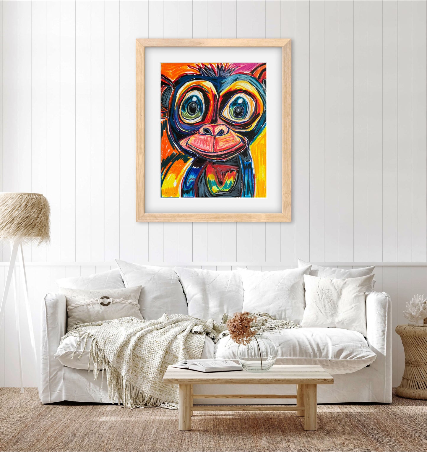 Cheeky monkey - Art Prints