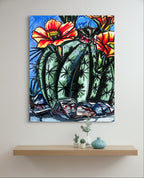 Orange Cactus - Art Prints