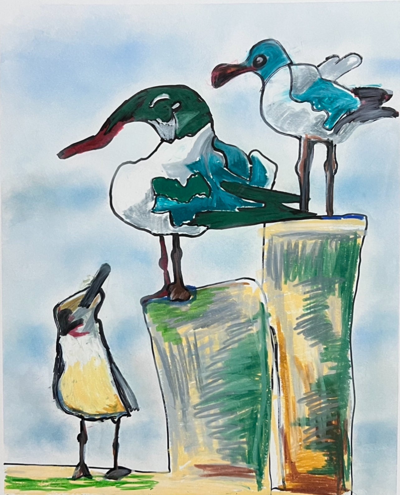 The Seagulls - Art Prints