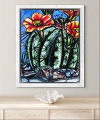 Orange Cactus - Art Prints
