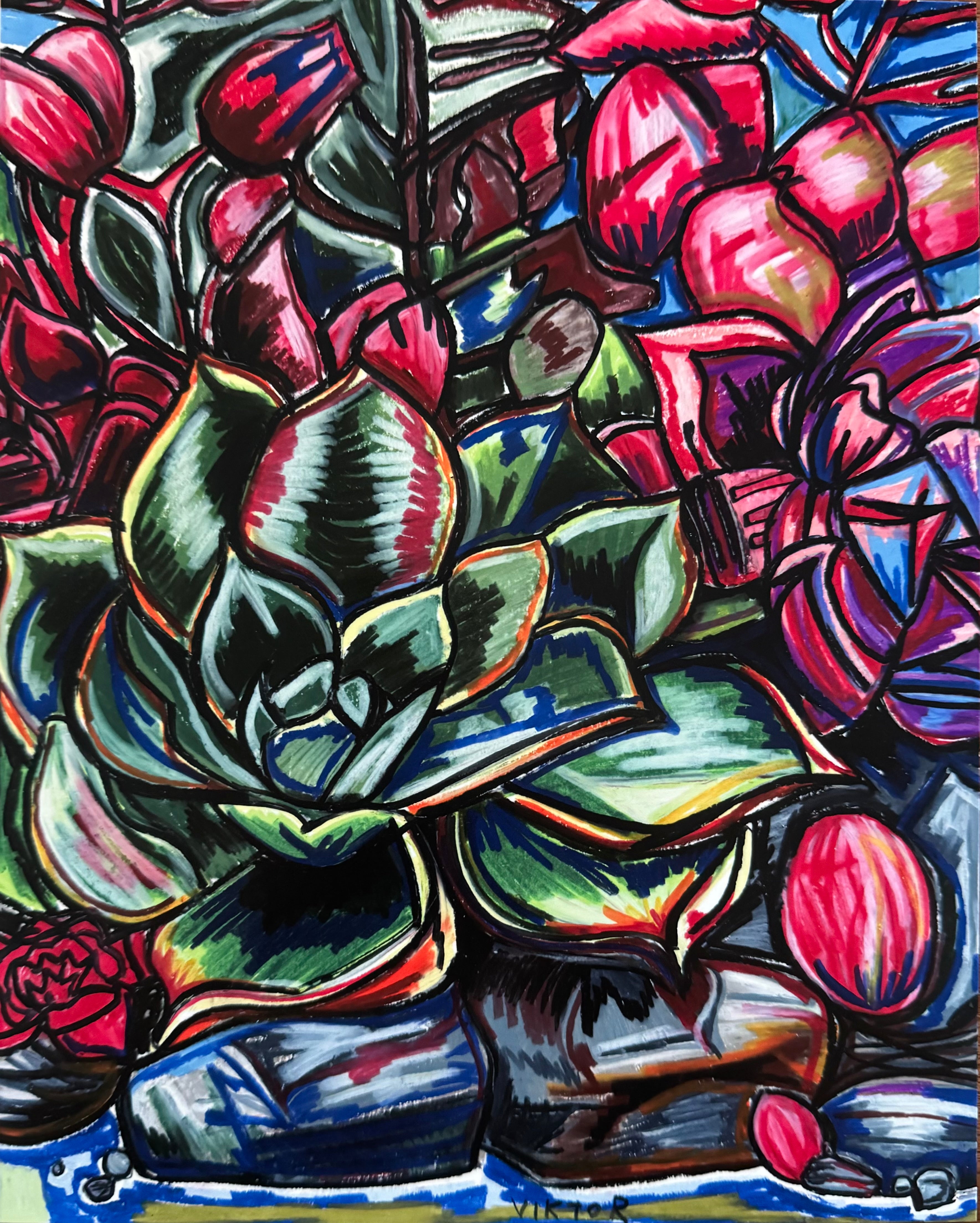 Succulent Rock Garden - Art Prints