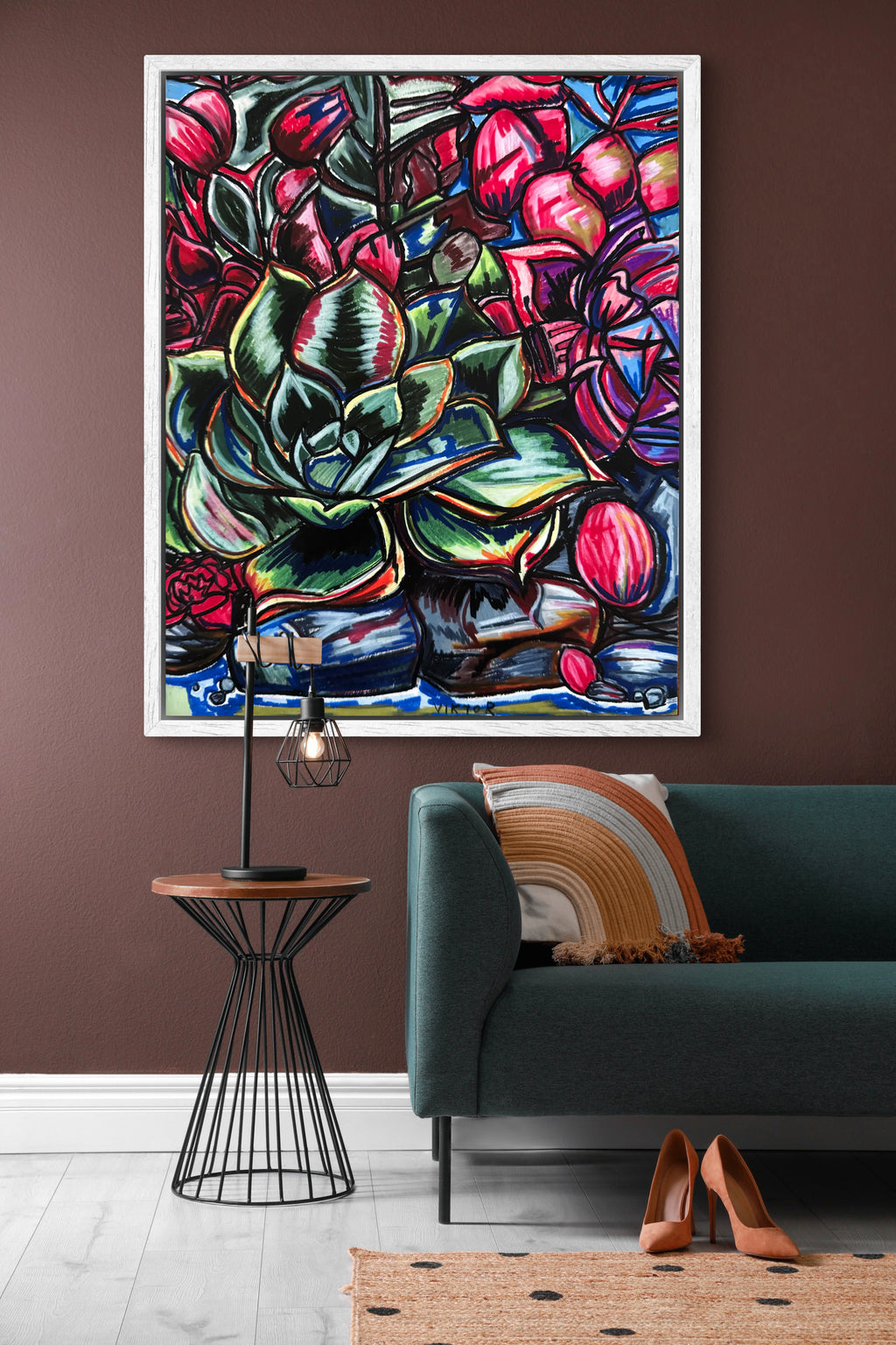 Succulent Rock Garden - Art Prints