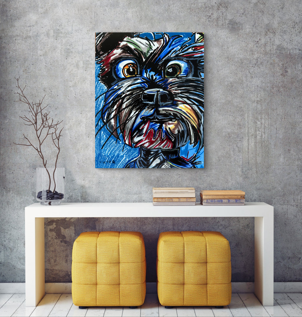 The Blue Schnauzer - Art Prints