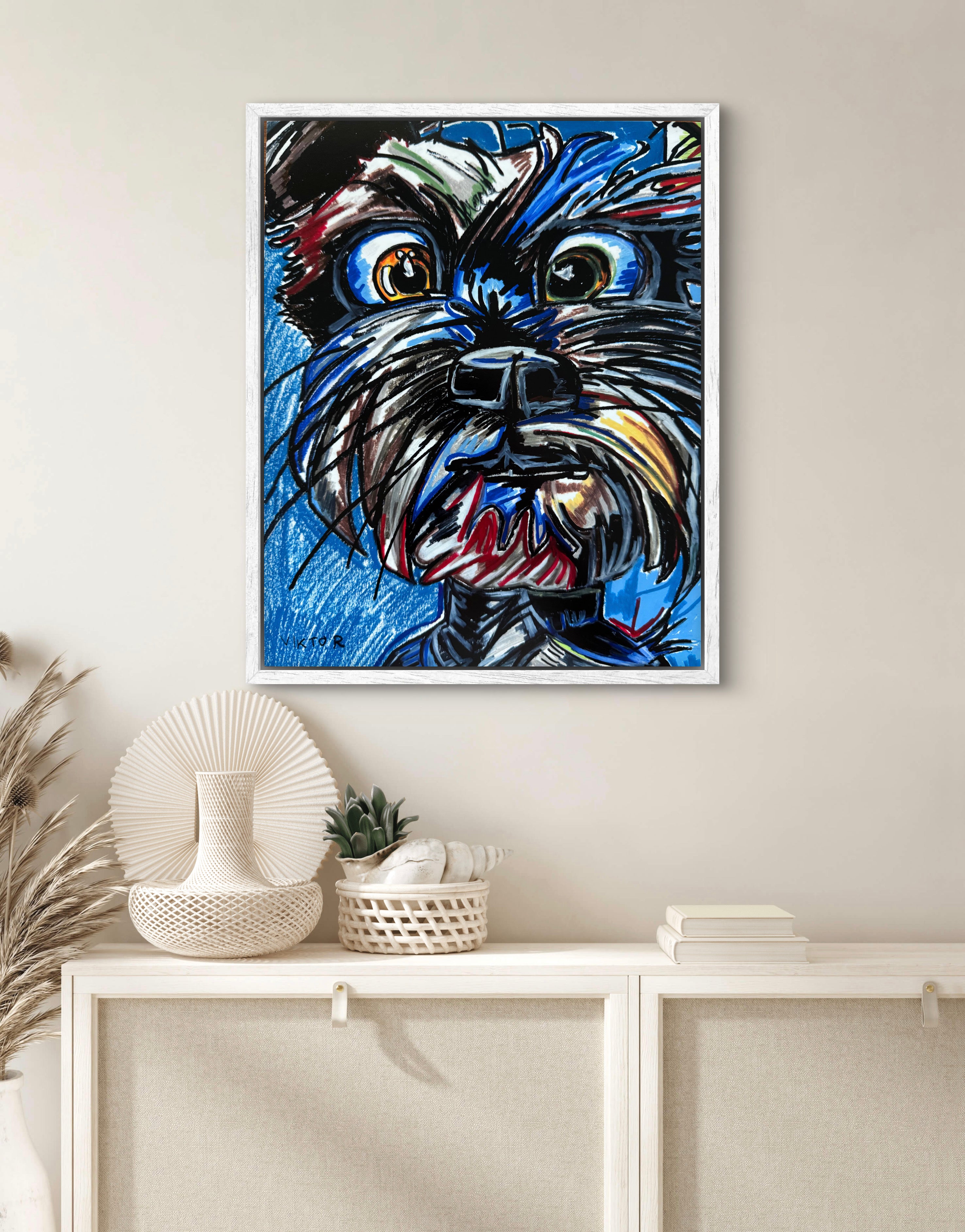 The Blue Schnauzer - Art Prints