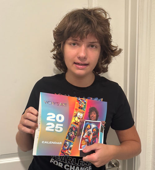 Calendar 2025 Final SALE for $8 - Vichy's Art