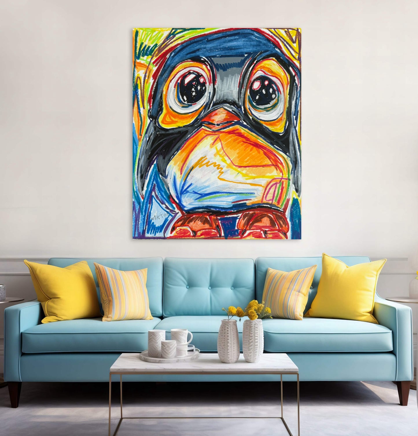 Ace The Penguin - Art Prints