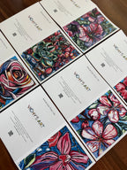 Pink Flowers - Greeting cards