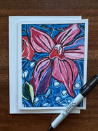 Pink Flowers - Greeting cards