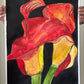 Calla Lilies - ORIGINAL Watercolor artwork 22x30”