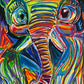 Indigo The Elephant - Art Prints