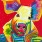 Colorful Pig - Art Prints