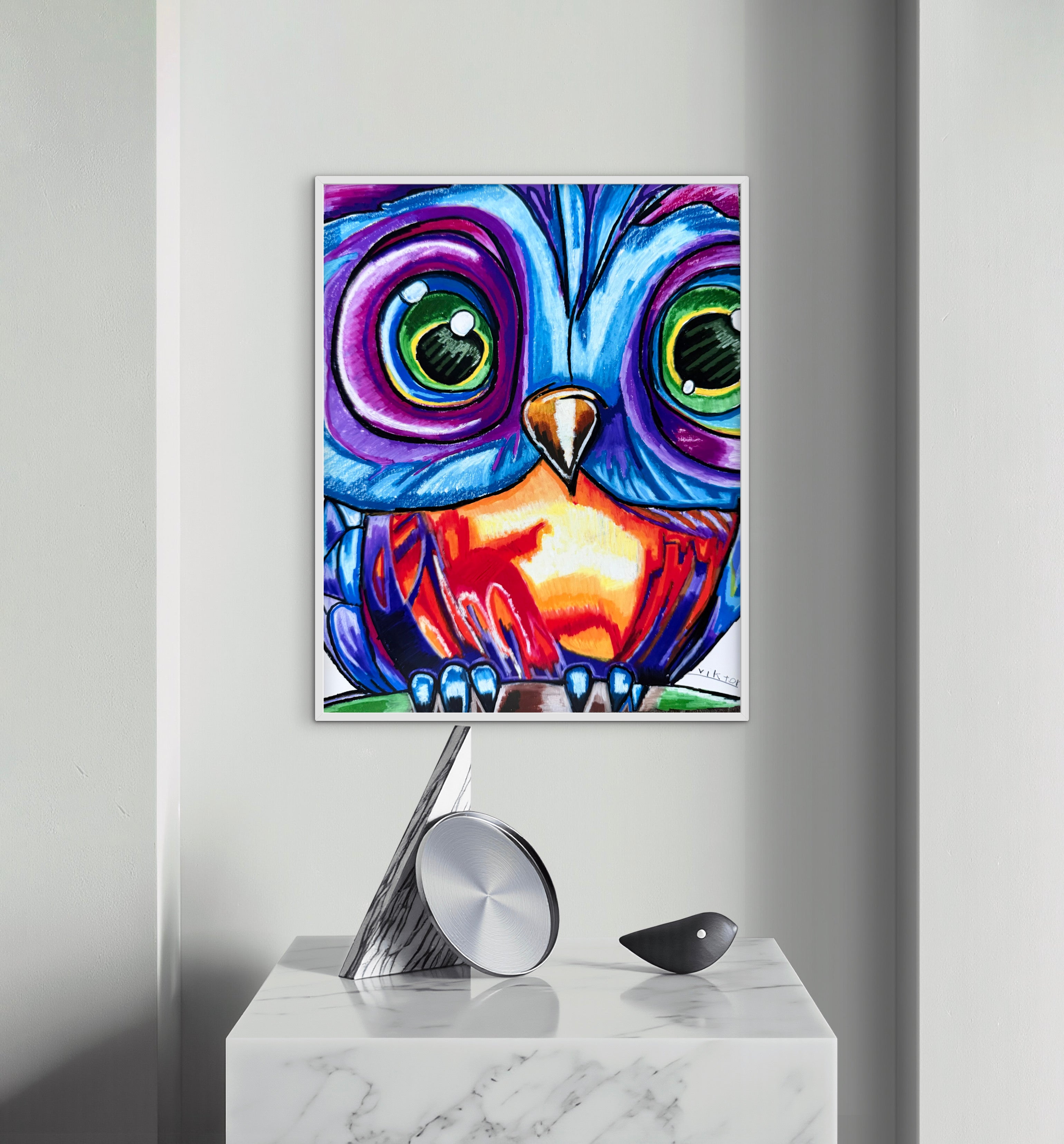 Tiffany The Owl - Art Prints