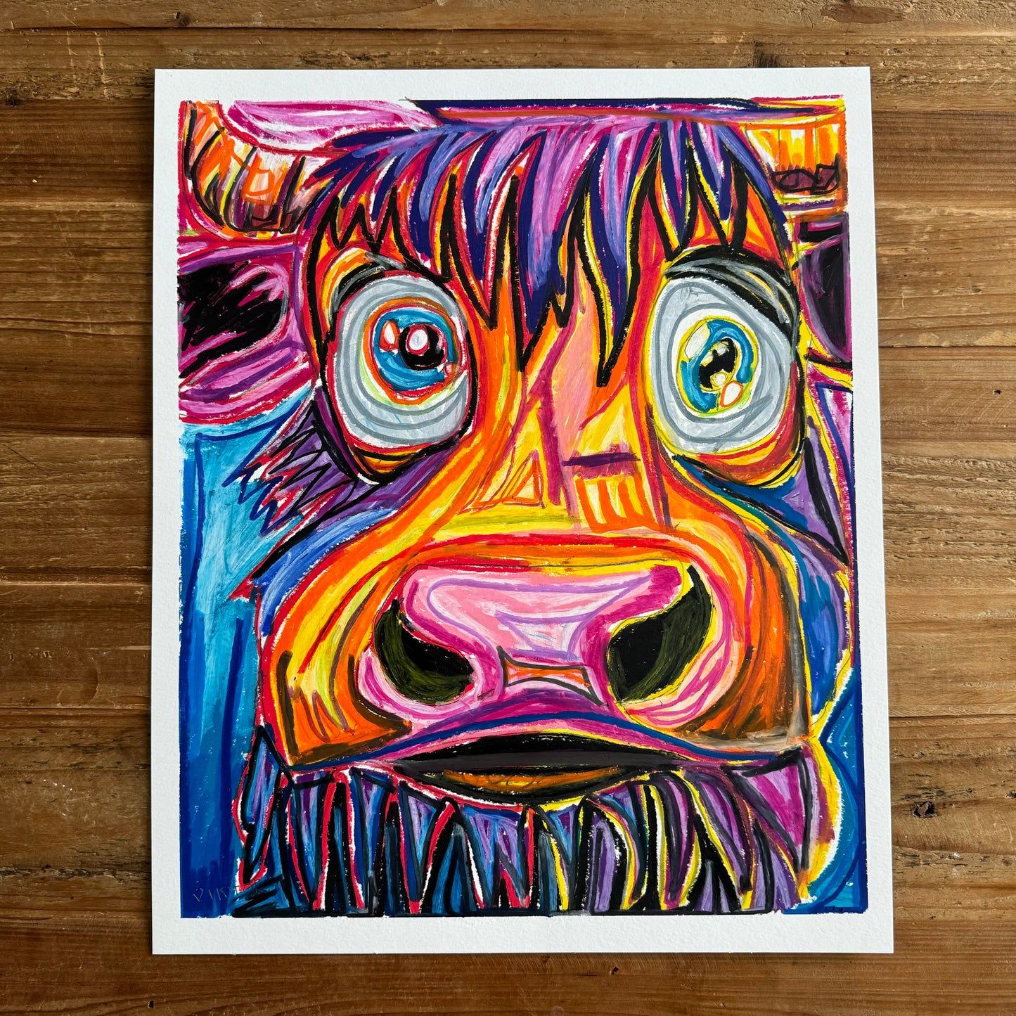 Chak The Yak  - ORIGINAL  14x17”