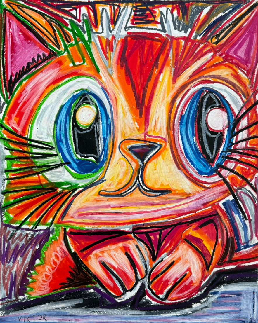 Kitty The Cat - Art Prints