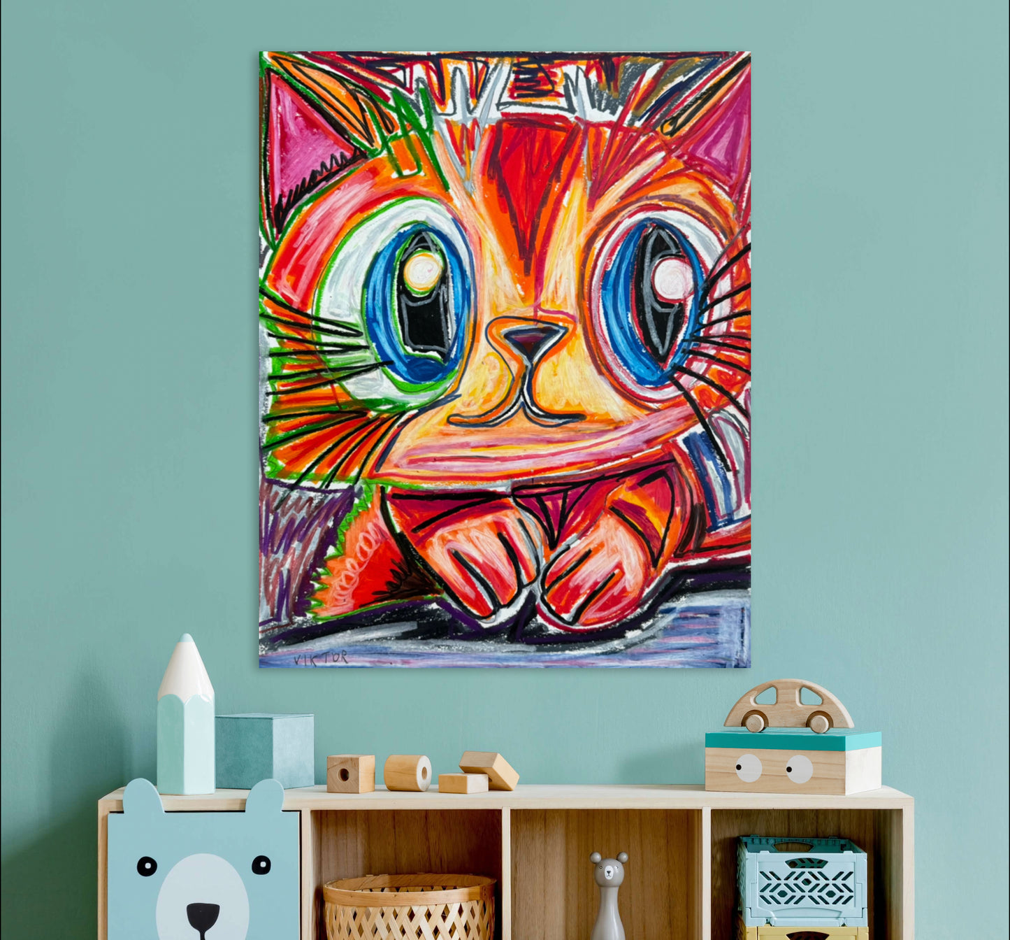 Kitty The Cat - Art Prints