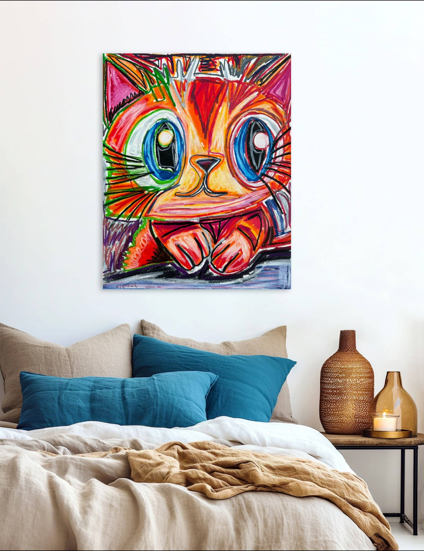 Kitty The Cat - Art Prints