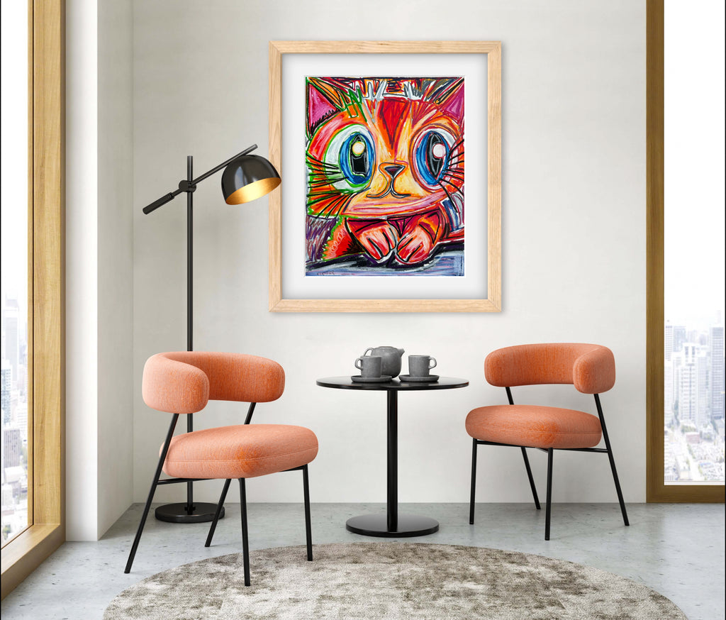 Kitty The Cat - Art Prints