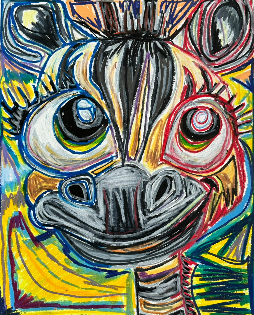 Zebrella The Zebra - Art Prints