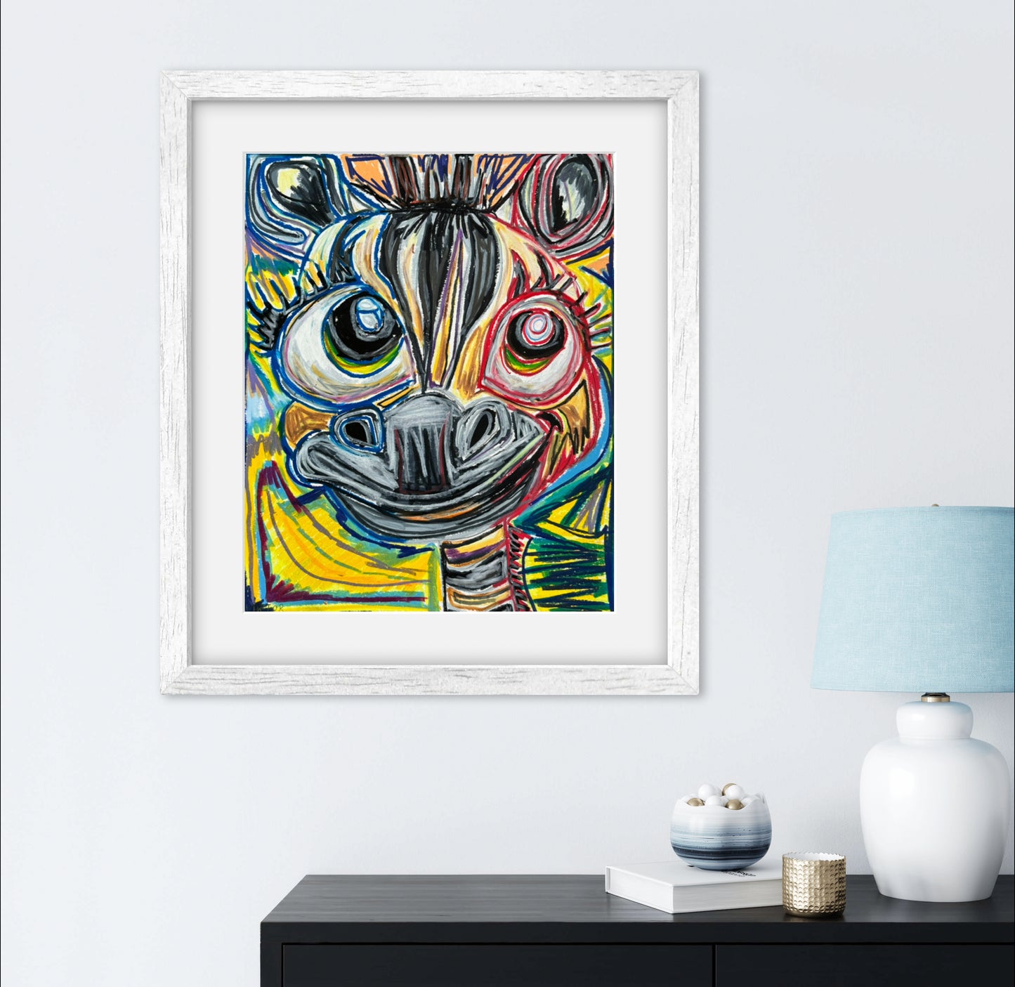 Zebrella The Zebra - Art Prints