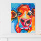 LULU, the Orange Cow - Art Prints