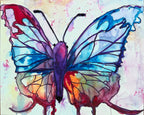 Lavender Butterfly - Art Prints