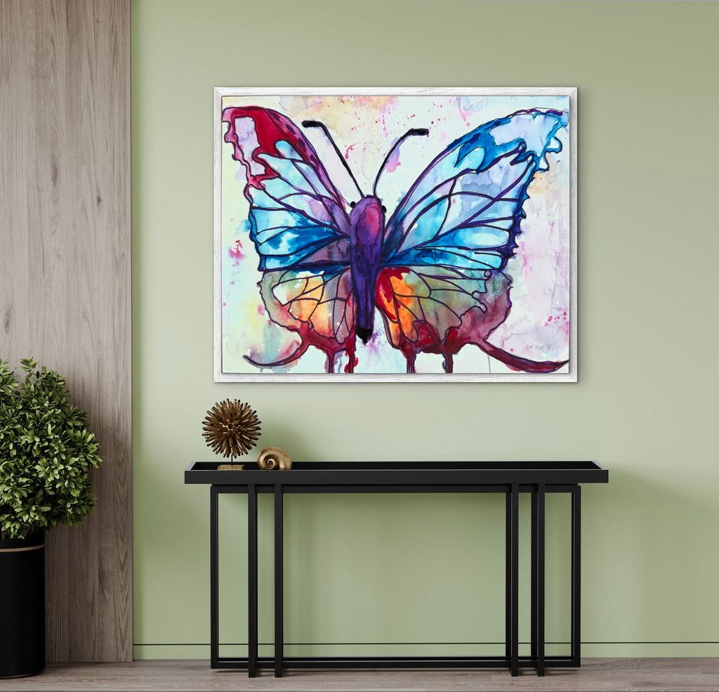 Lavender Butterfly - Art Prints