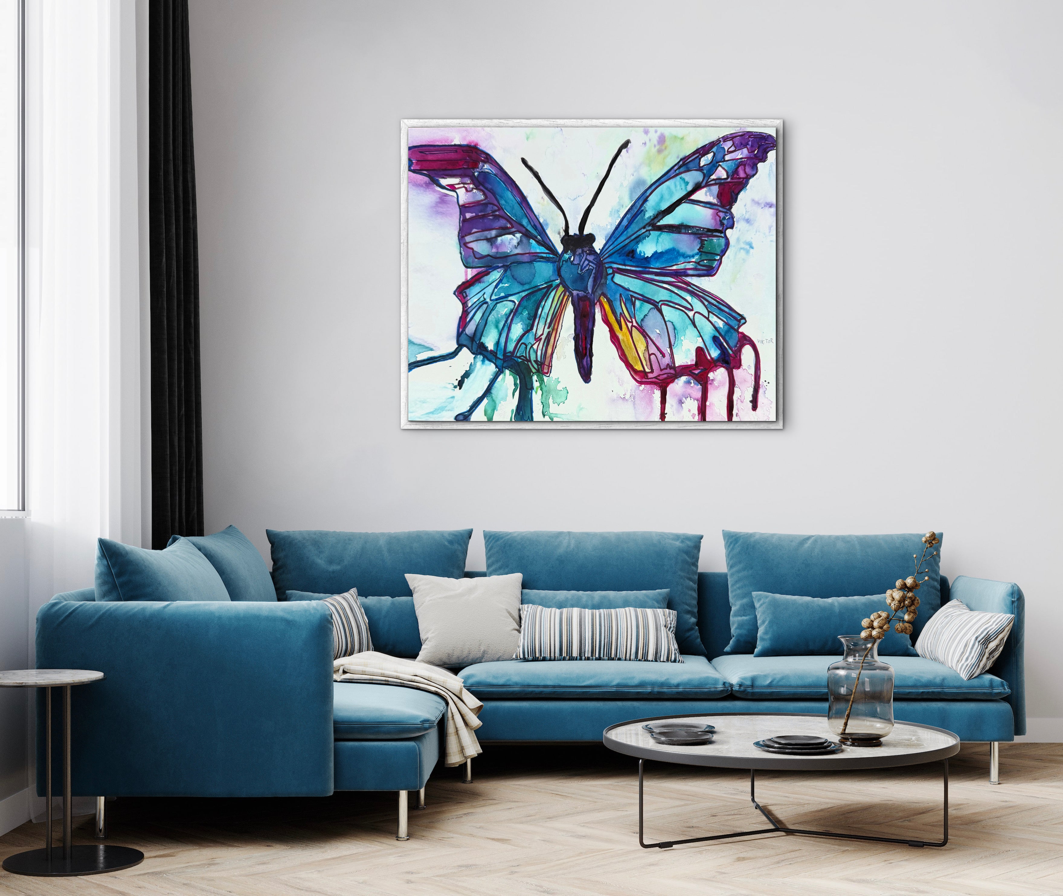 Purple Wings - Art Prints
