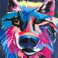 Rudi, The Colorful Wolf - Art Prints