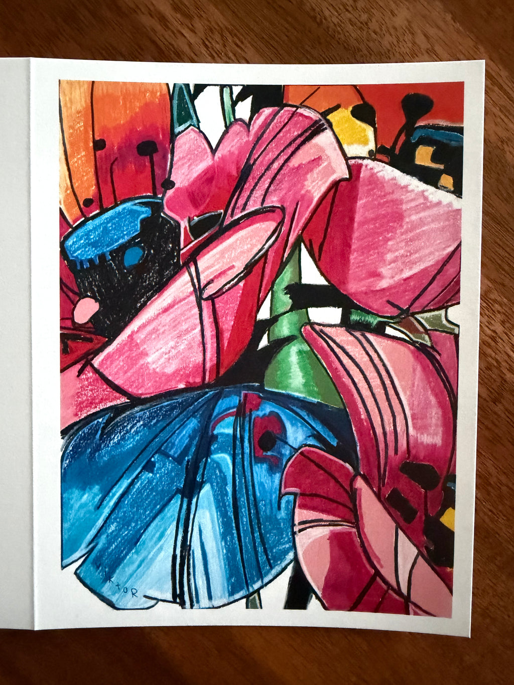 Magenta Mirage - Greeting cards