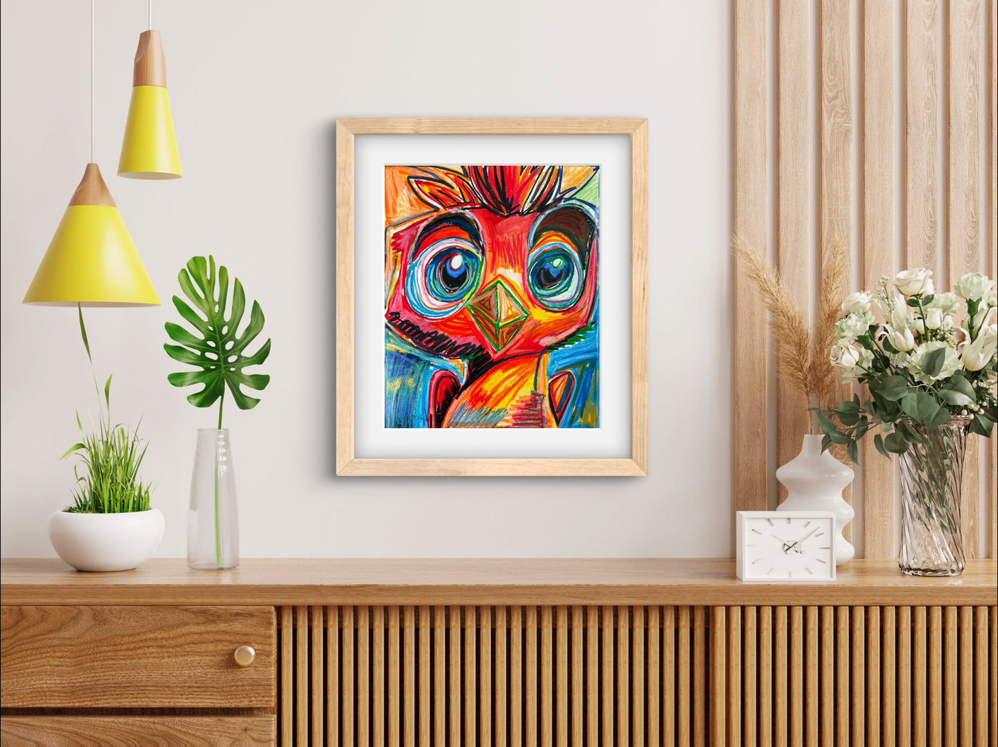 Little Red Bird - Art Prints