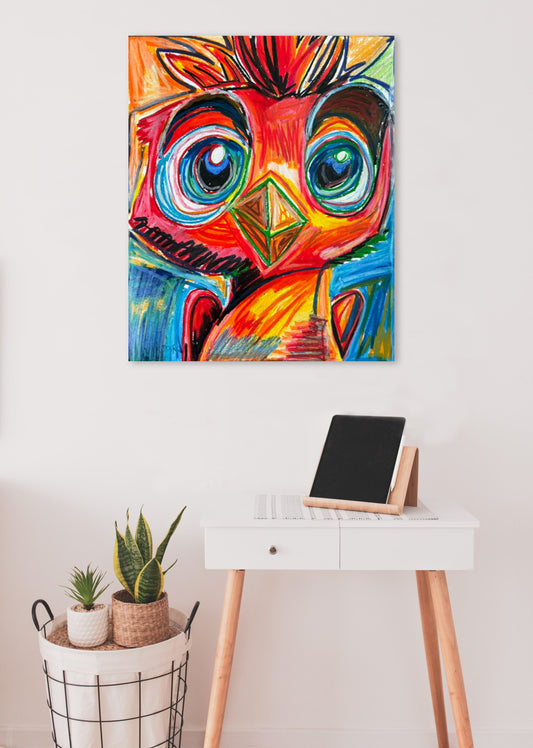 Little Red Bird - Art Prints