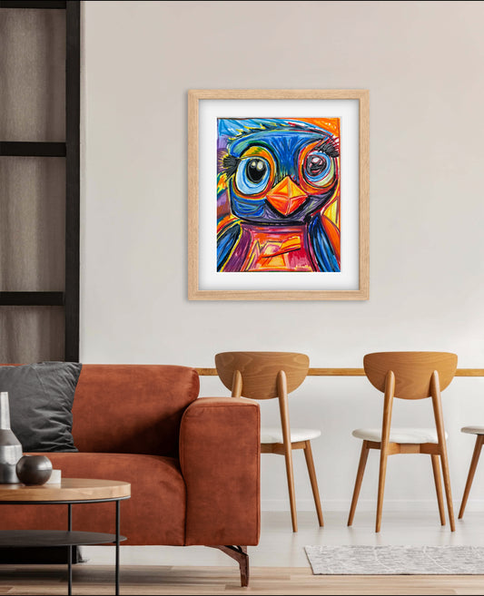 Little Blue Bird - Art Prints