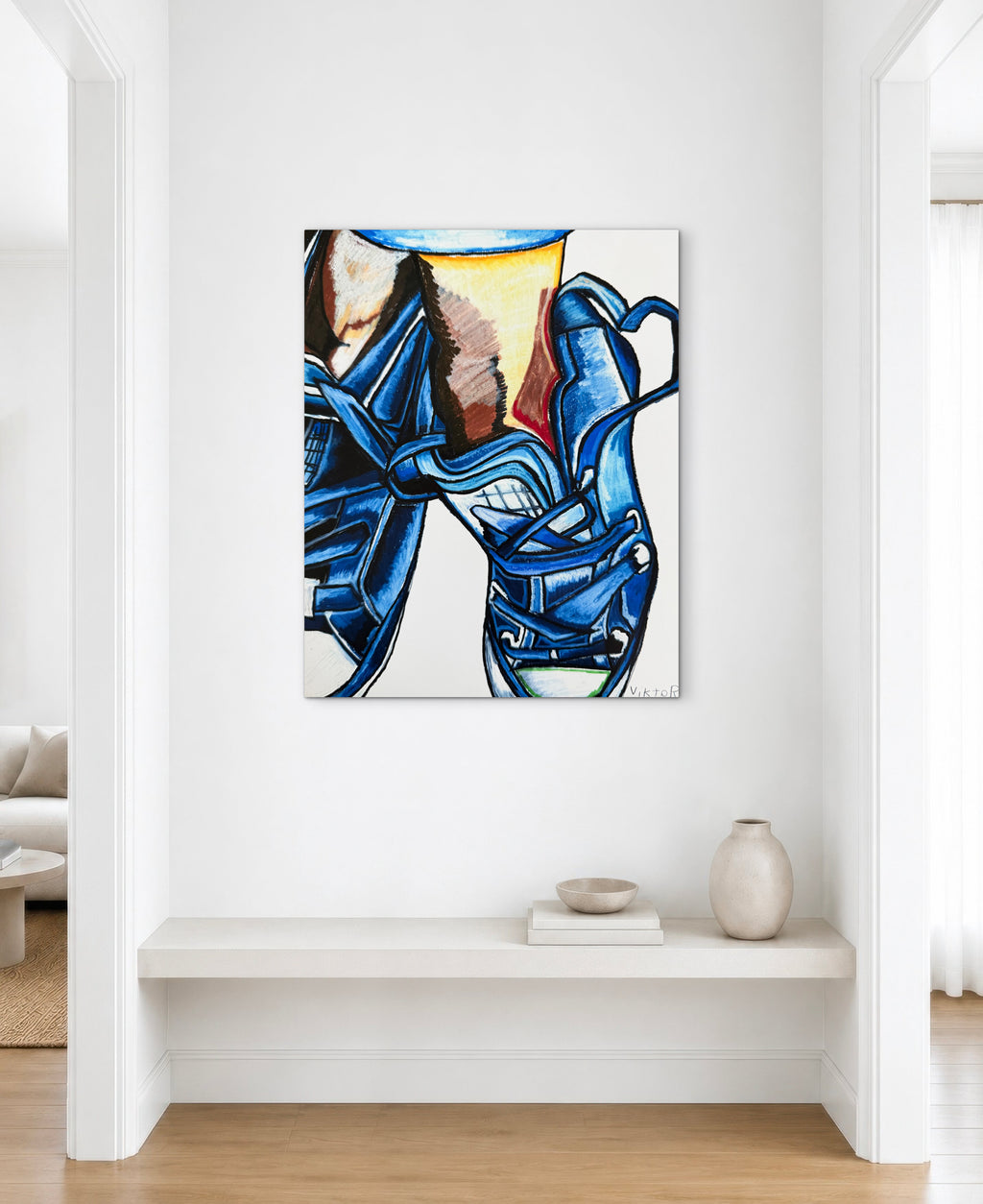 Kicks in Blue - Art Prints