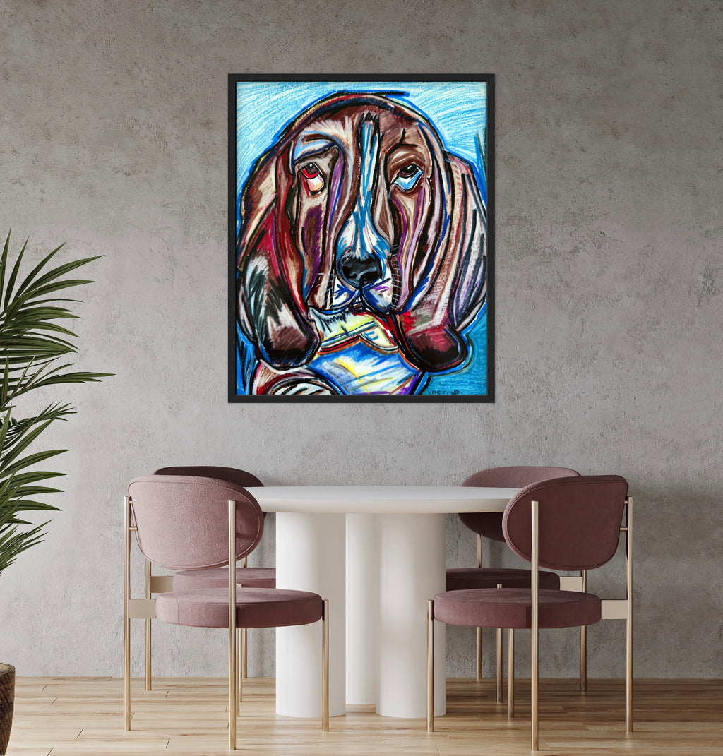 Izzy The Basset - Art Prints