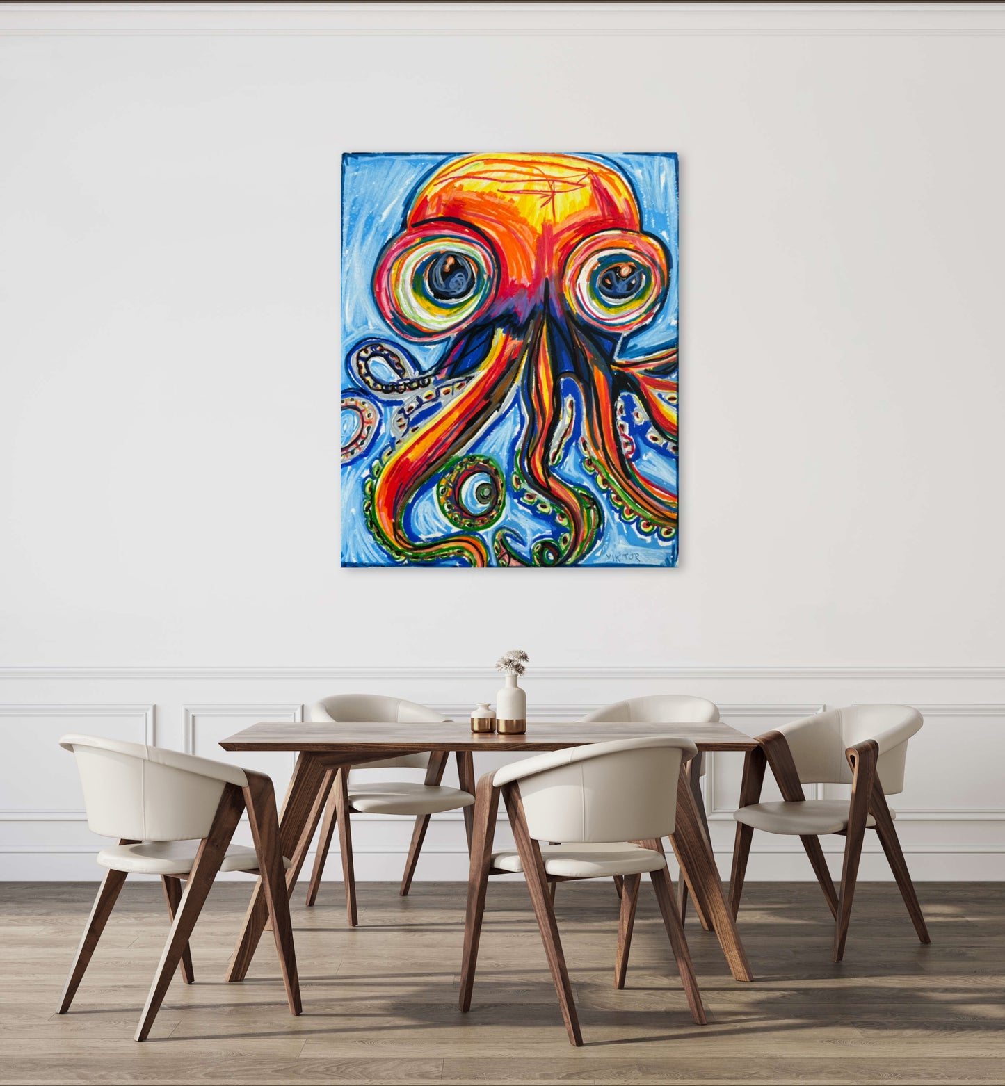 The Colorful Octopus - Art Prints