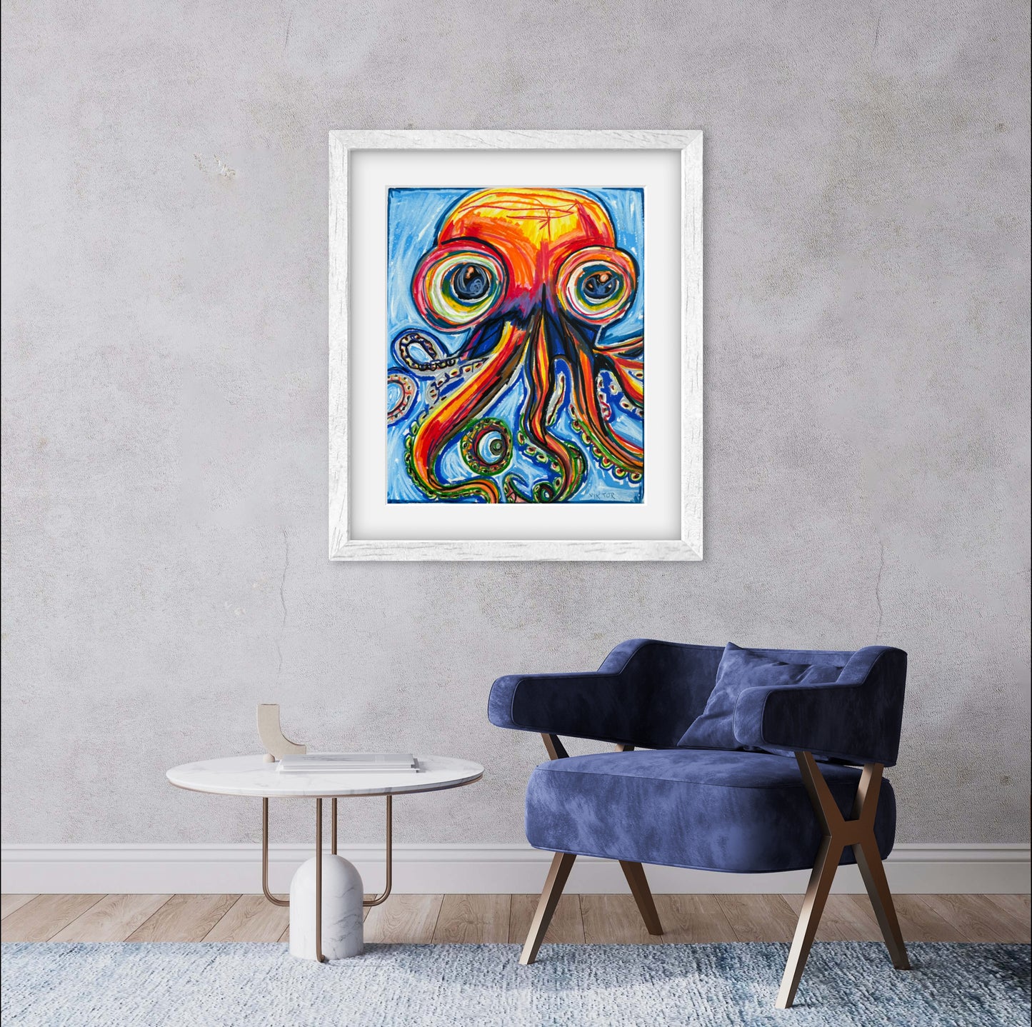 The Colorful Octopus - Art Prints