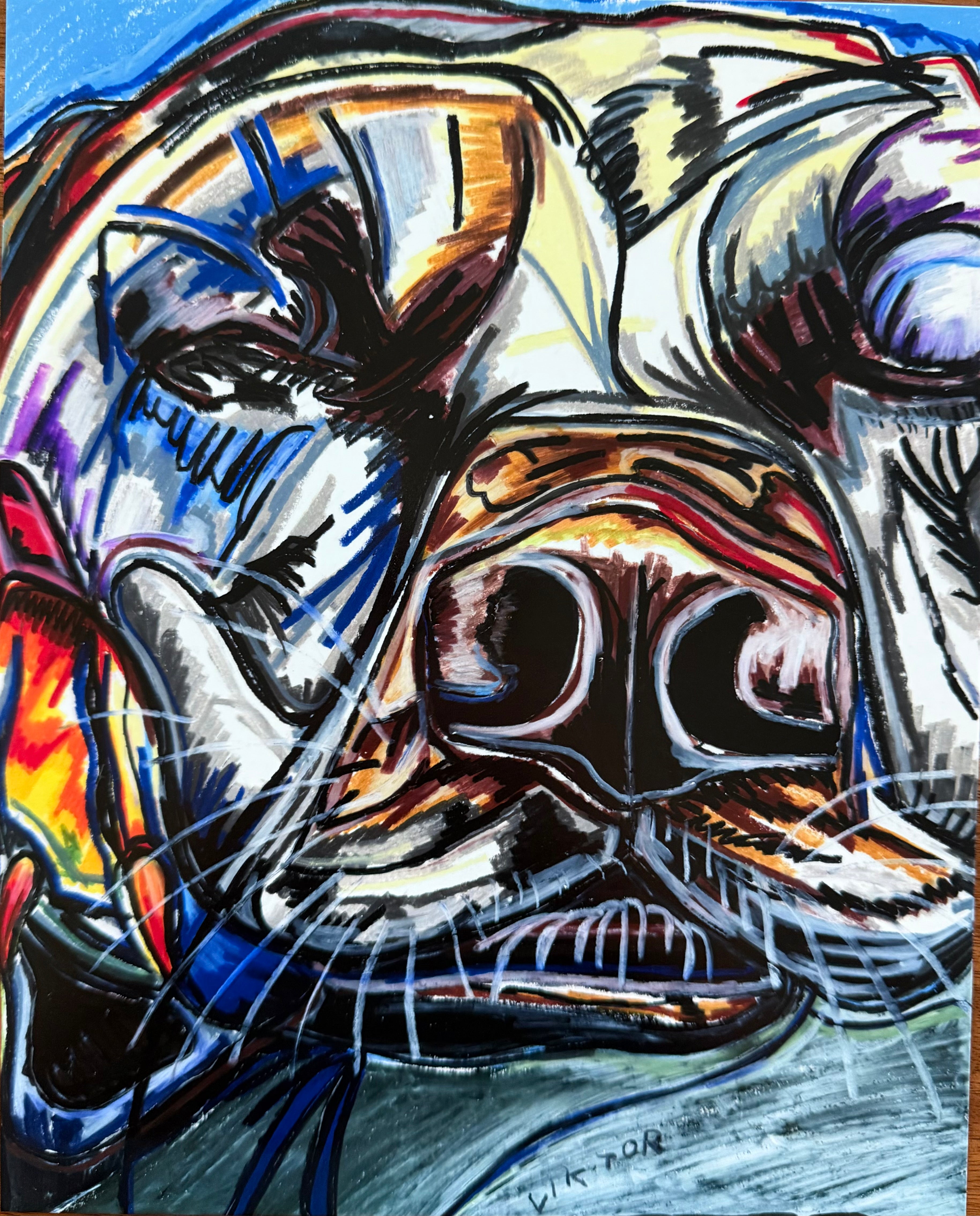 The Sleeping Lab - Art Prints