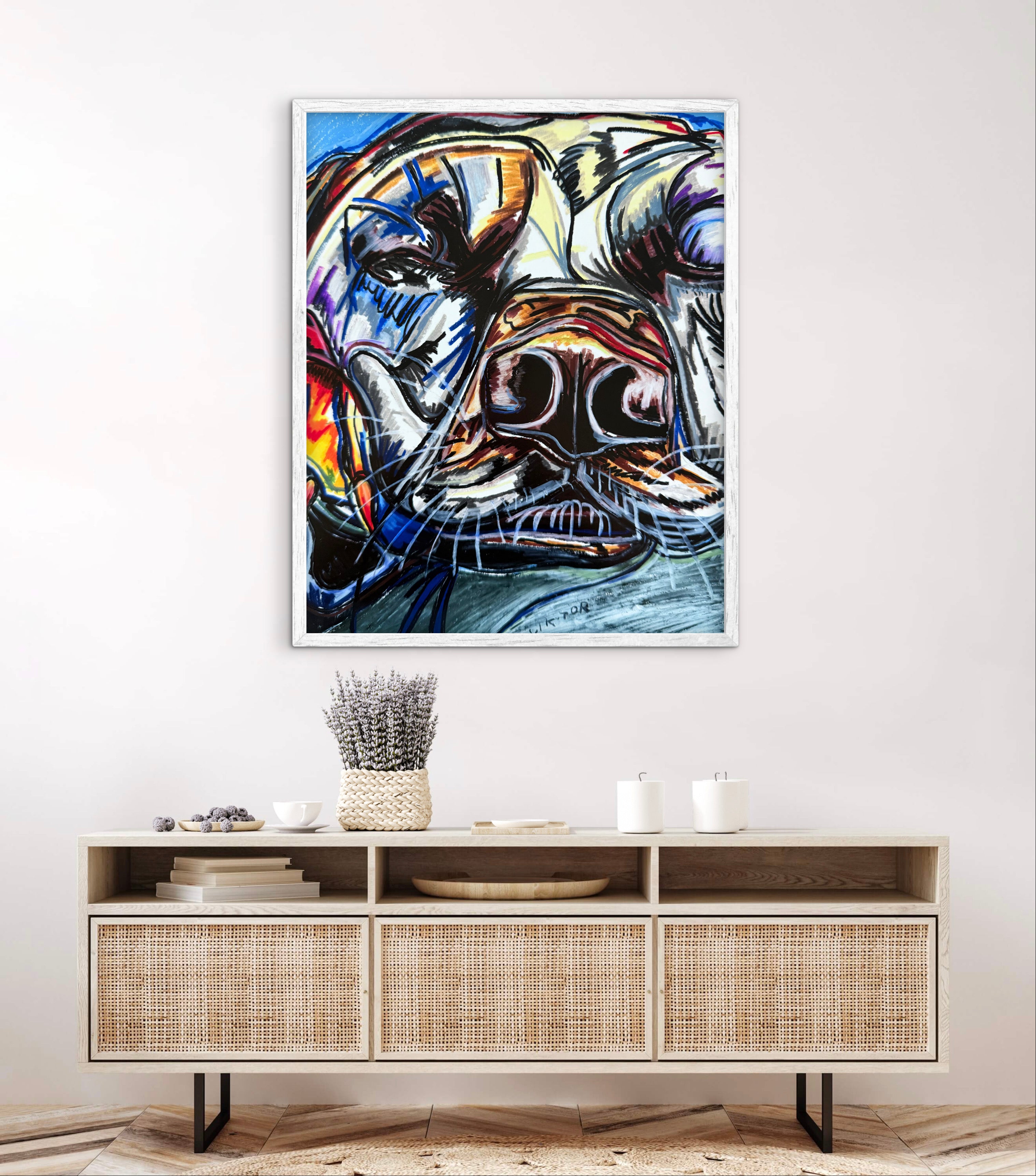 The Sleeping Lab - Art Prints